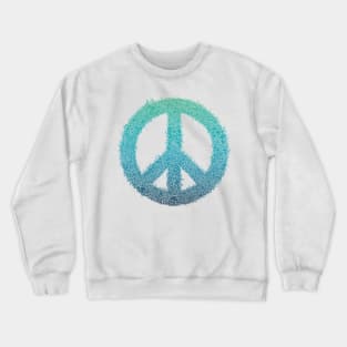 Peace and Flowers Crewneck Sweatshirt